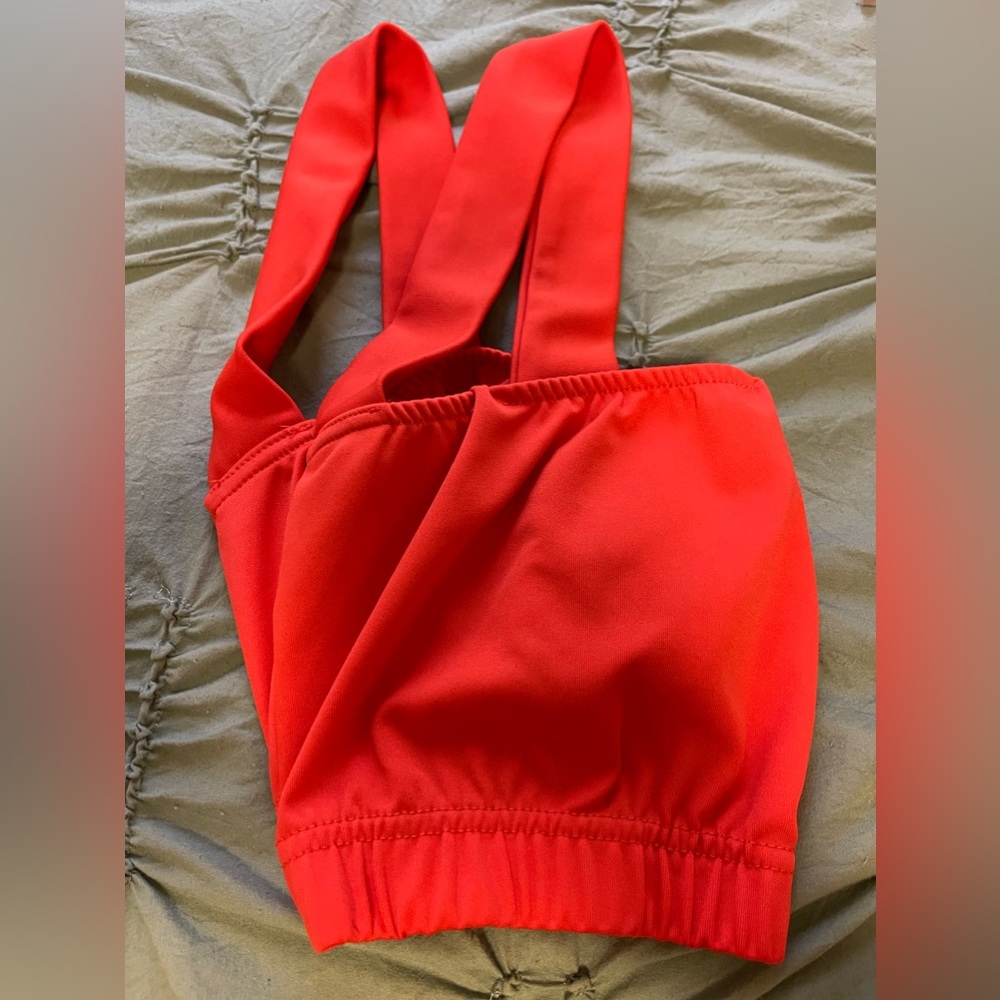 Orange/Red Tube Top